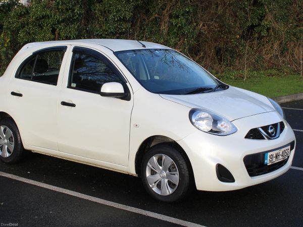 Nissan March Hatchback, Petrol, 2019, White