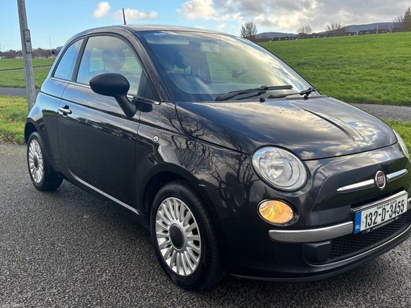 Fiat 500 Hatchback, Petrol, 2013, Black