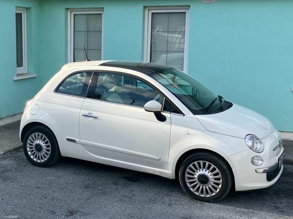 Fiat 500 Hatchback, Petrol, 2013, White