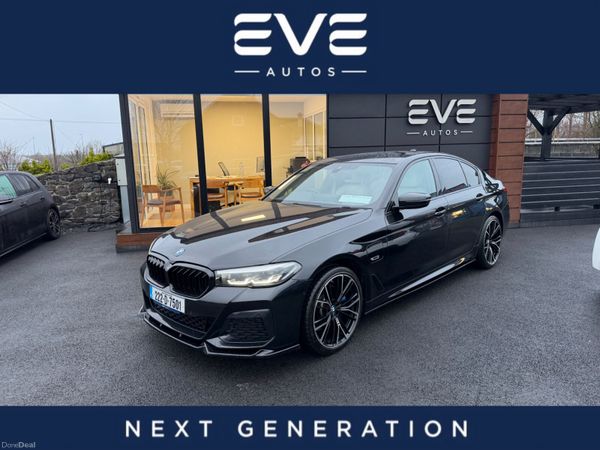 BMW 5-Series Saloon, Petrol Plug-in Hybrid, 2022, Black