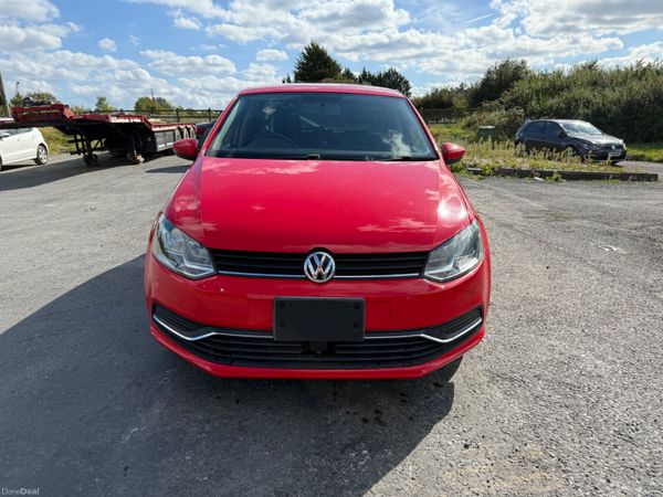 Volkswagen Polo Hatchback, Petrol, 2016, Red