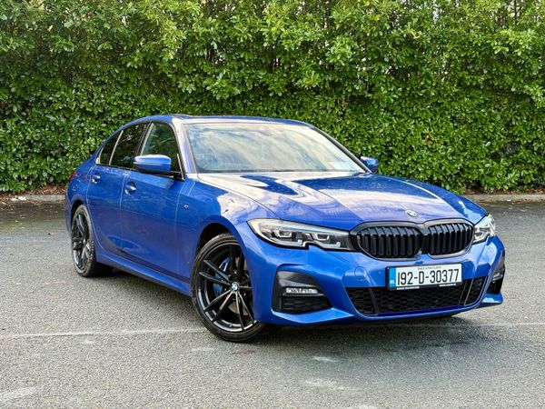 BMW 3-Series Saloon, Petrol Hybrid, 2019, Blue