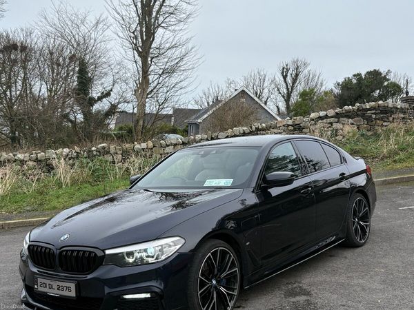 BMW 5-Series Saloon, Petrol Plug-in Hybrid, 2020, Black