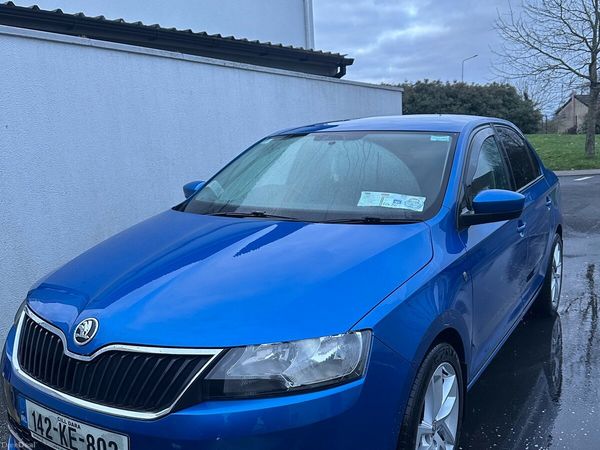 Skoda Rapid Saloon, Petrol, 2014, Blue