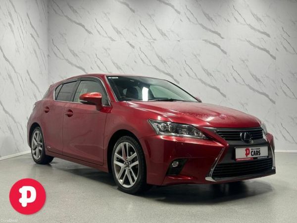Lexus CT Hatchback, Petrol Hybrid, 2017, Red