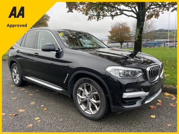 BMW X3 Estate, Petrol Plug-in Hybrid, 2021, Black