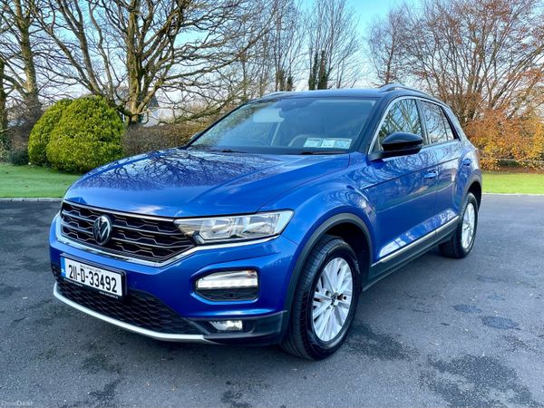 Volkswagen T-Roc SUV, Petrol, 2021, Blue