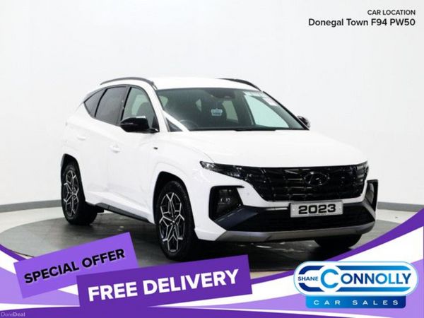 Hyundai Tucson SUV, Petrol Hybrid, 2023, White