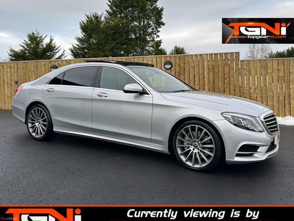 Mercedes-Benz S-Class Saloon, Diesel, 2017, Silver