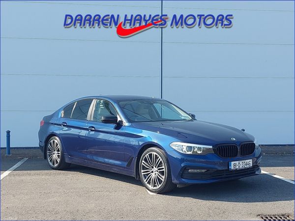 BMW 5-Series Saloon, Diesel, 2018, Blue