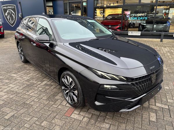 Peugeot 308 Estate, Petrol Hybrid, 2026, Black