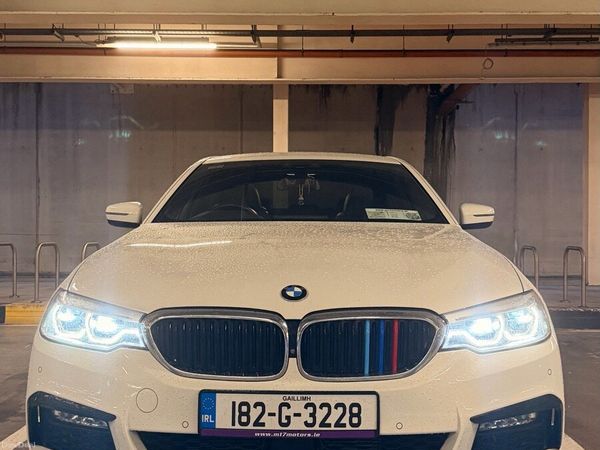BMW 5-Series Saloon, Diesel, 2018, White
