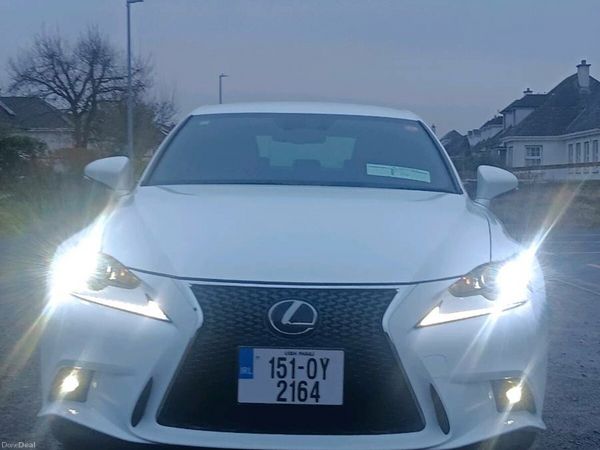 Lexus IS Saloon, Petrol Hybrid, 2015, White