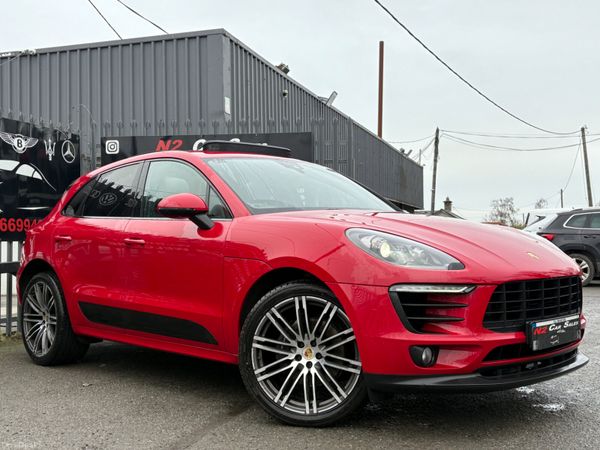 Porsche Macan SUV, Diesel, 2017, Red