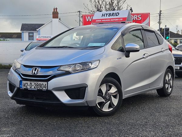 Honda Fit Hatchback, Petrol Hybrid, 2014, Silver