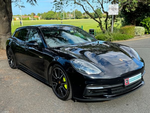 Porsche Panamera Estate, Petrol Hybrid, 2018, Black