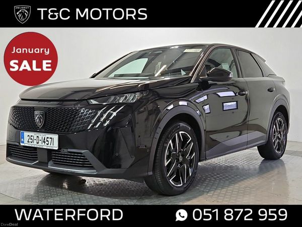 Peugeot 3008 SUV, Petrol, 2025, Black