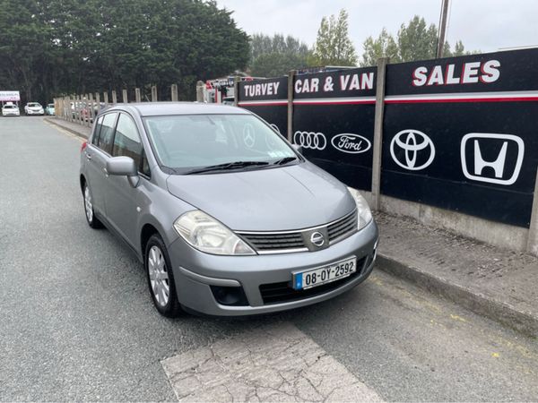 Nissan Tiida Hatchback, Petrol, 2008, Grey