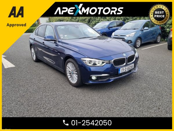 BMW 3-Series Saloon, Diesel, 2017, Blue