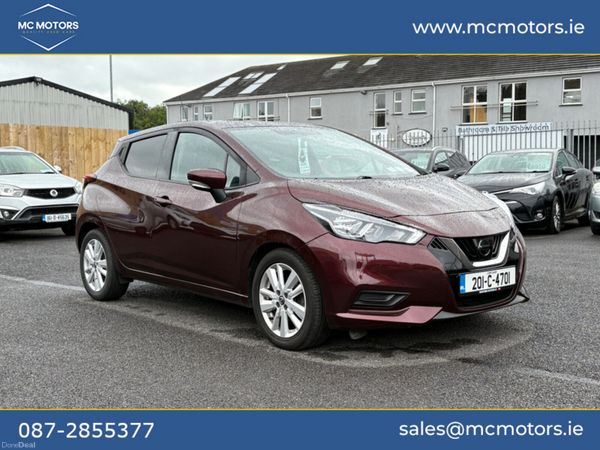 Nissan Micra Hatchback, Petrol, 2020, Red