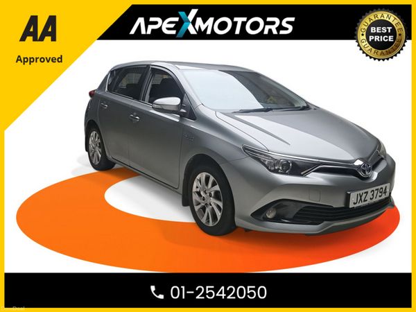 Toyota Auris Hatchback, Petrol Hybrid, 2016, Grey
