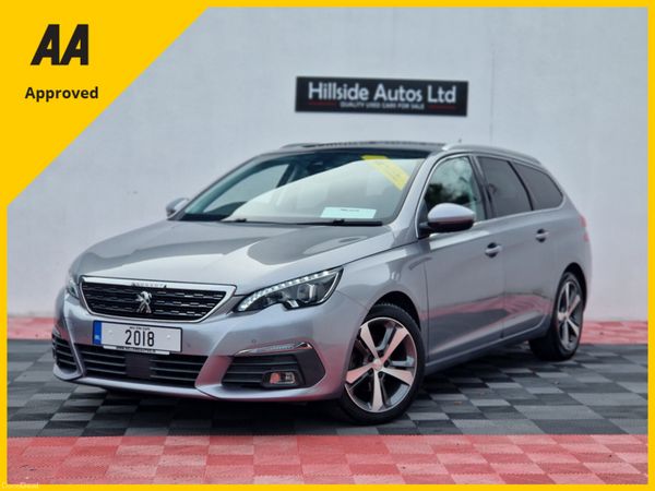 Peugeot 308 Estate, Diesel, 2018, Grey