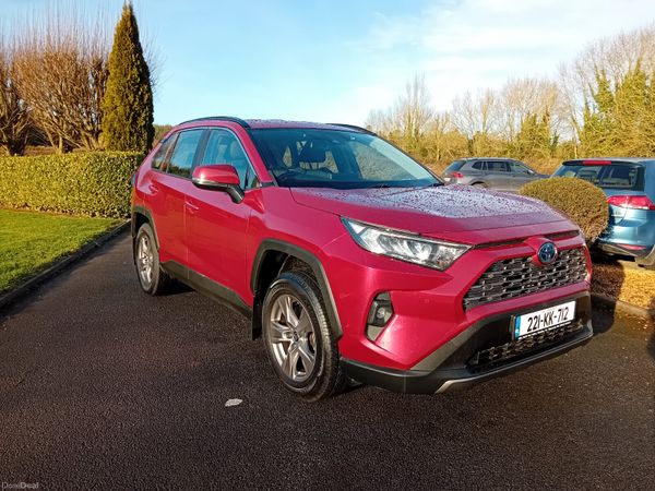 Toyota RAV4 SUV, Petrol Hybrid, 2022, Red