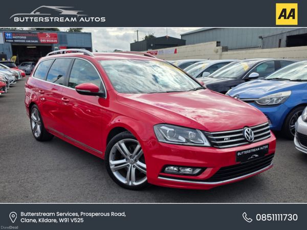 Volkswagen Passat Estate, Petrol, 2014, Red