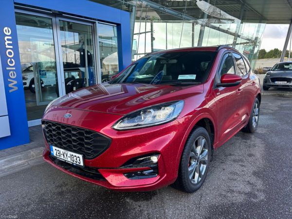 Ford Kuga MPV, Petrol Plug-in Hybrid, 2023, Red