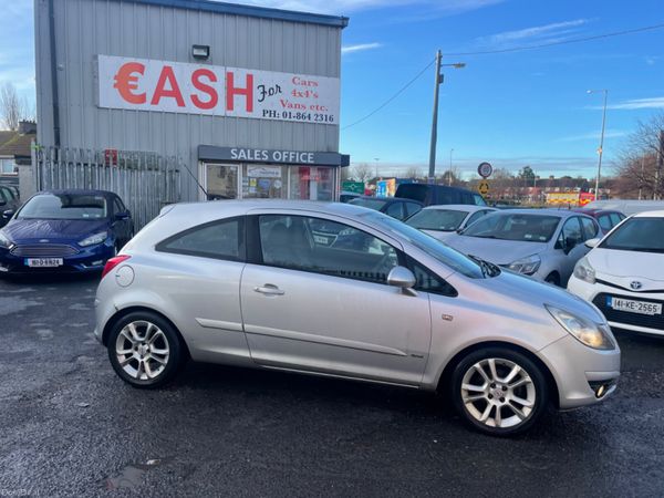 Opel Corsa Hatchback, Petrol, 2007, Silver