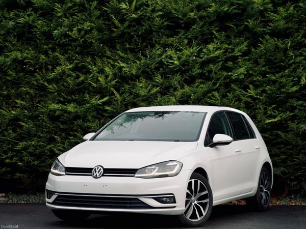 Volkswagen Golf Hatchback, Petrol, 2018, White