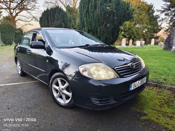 Toyota Corolla Saloon, Petrol, 2004, Black
