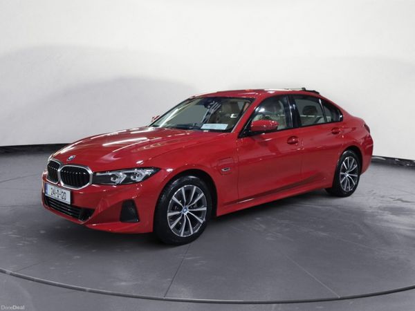 BMW 3-Series Saloon, Petrol Plug-in Hybrid, 2024, Red