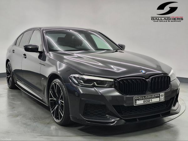 BMW 5-Series Saloon, Petrol Plug-in Hybrid, 2021, Grey