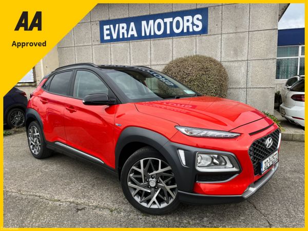 Hyundai KONA SUV, Petrol Hybrid, 2021, Orange