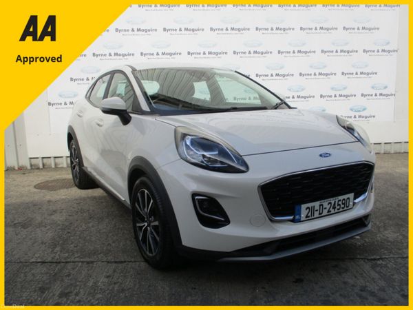 Ford Puma MPV, Petrol Hybrid, 2021, White