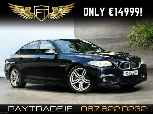 BMW 5-Series Saloon, Diesel, 2015, Black