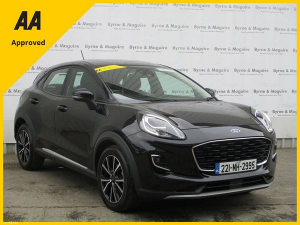 Ford Puma MPV, Petrol Hybrid, 2022, Black