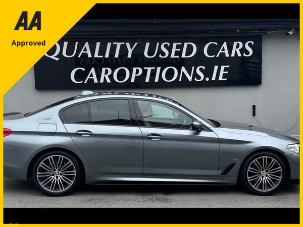 BMW 5-Series Saloon, Petrol Hybrid, 2019, Blue
