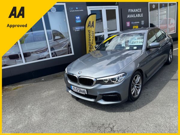 BMW 5-Series Saloon, Diesel, 2017, Blue
