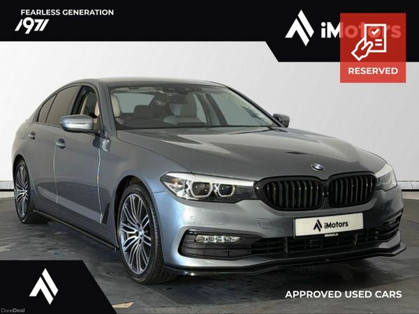 BMW 5-Series Saloon, Diesel, 2018, Grey