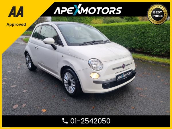 Fiat 500 Hatchback, Petrol, 2014, White