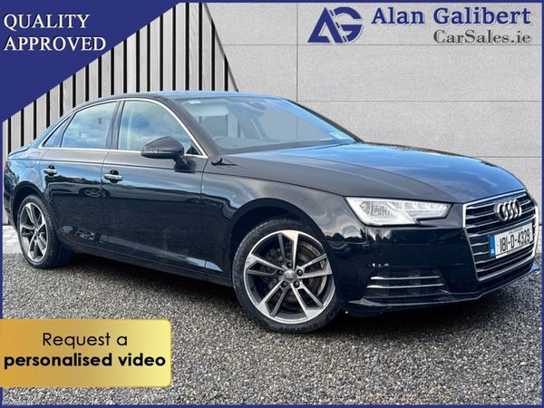 Audi A4 Saloon, Diesel, 2018, Black