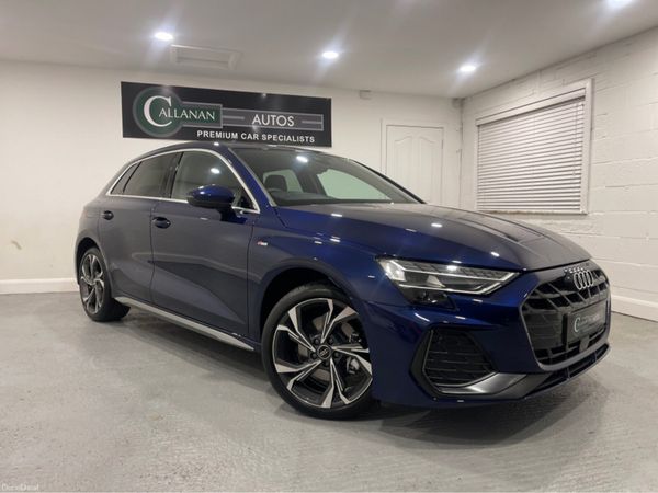 Audi A3 Hatchback, Petrol Plug-in Hybrid, 2025, Blue