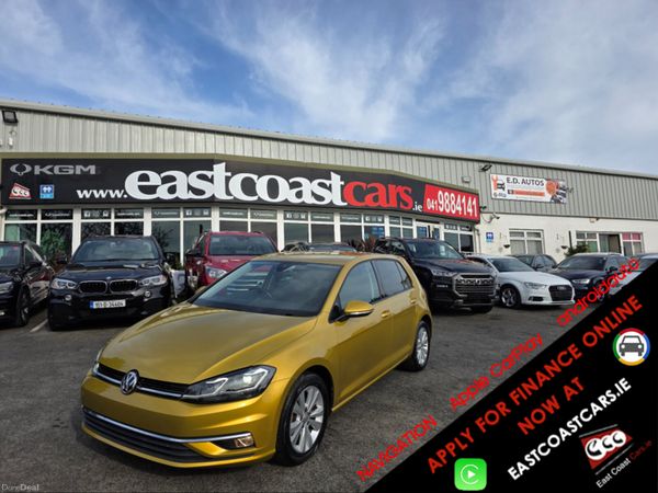 Volkswagen Golf Hatchback, Petrol, 2017, Gold