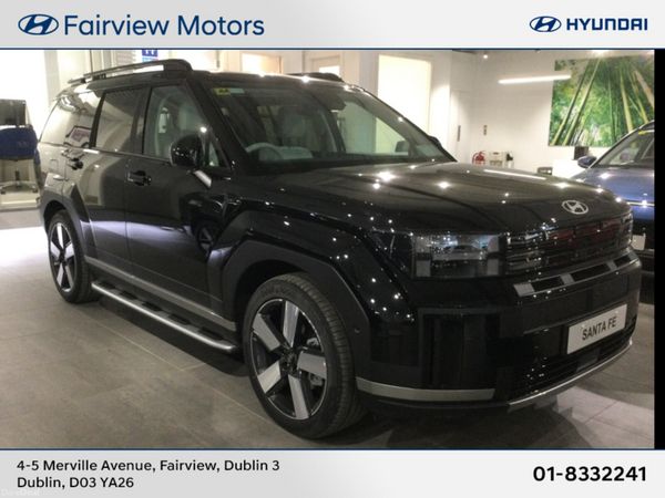 Hyundai Santa Fe SUV, Petrol Plug-in Hybrid, 2026, Black