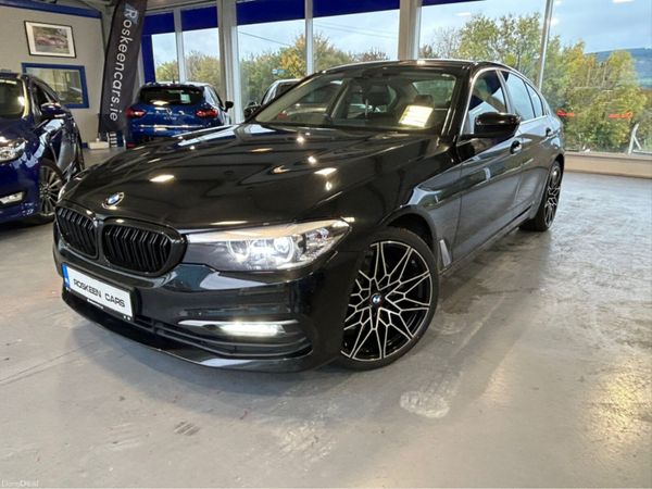 BMW 5-Series Saloon, Diesel, 2018, Black