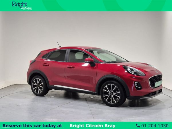 Ford Puma MPV, Petrol Hybrid, 2022, Red