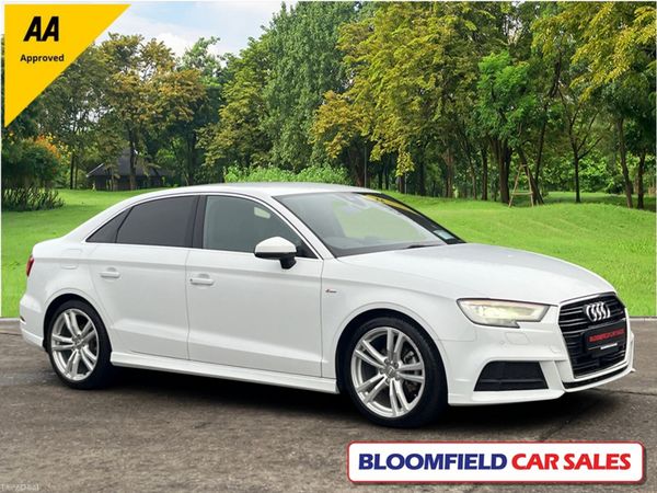 Audi A3 Saloon, Petrol, 2017, White