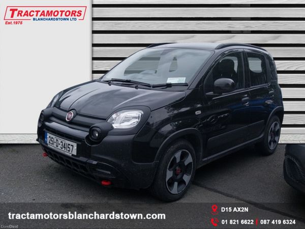 Fiat Panda Hatchback, Petrol Hybrid, 2025, Black